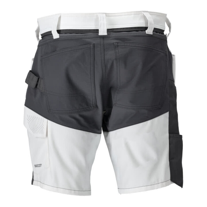Mascot Shorts C60 geringes Gewicht weiss/Anthrazitgrau
