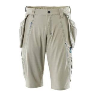 Mascot Shorts mit abnehmbaren Hängetaschen Handwerkershorts Größe C47, hellkhaki