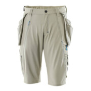 Mascot Shorts mit abnehmbaren Hängetaschen Handwerkershorts hellkhaki