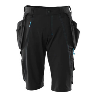Mascot Shorts mit abnehmbaren Hängetaschen Handwerkershorts Größe C56, schwarz