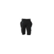 Mascot Shorts mit abnehmbaren Hängetaschen Handwerkershorts schwarz