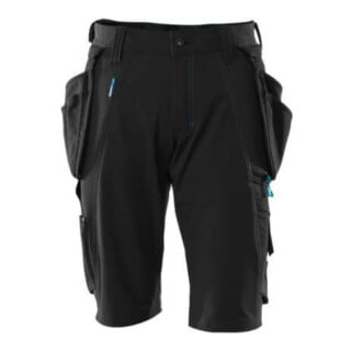Mascot Shorts mit abnehmbaren Hängetaschen Handwerkershorts Größe C62, schwarz