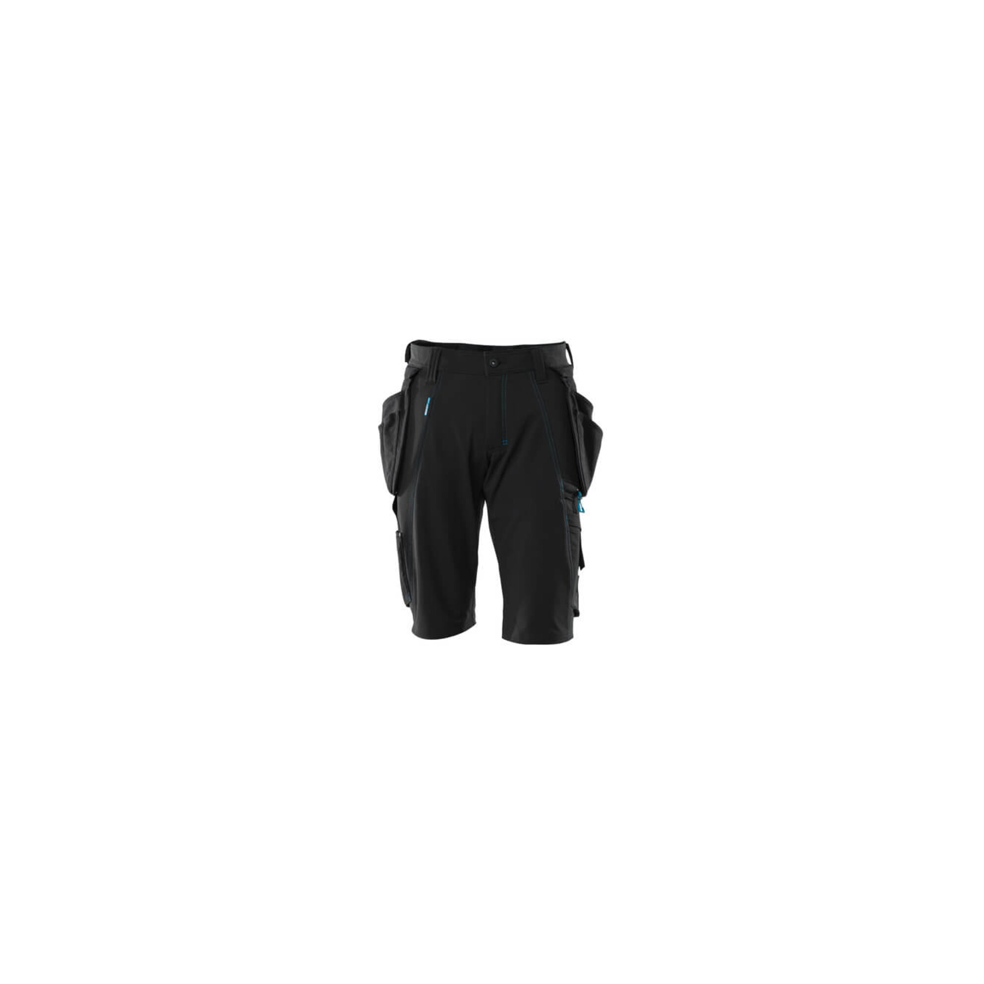 Mascot Shorts mit abnehmbaren Hängetaschen Handwerkershorts Größe C64, schwarz