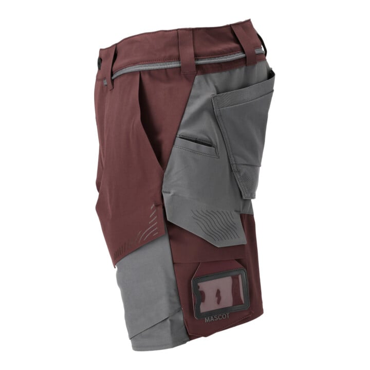 Mascot Shorts Stretch geringes Gewicht 24C49 bordeaux/anthrazitgrau