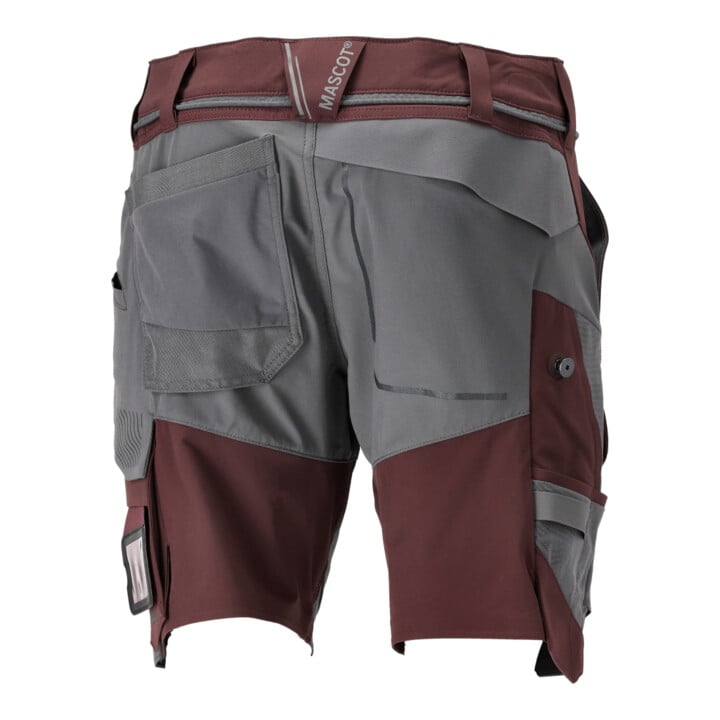 Mascot Shorts Stretch geringes Gewicht Gr. 29C47 bordeaux/anthrazitgrau
