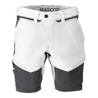 Mascot Shorts Stretch geringes Gewicht Größe 29C62 weiß Anthrazitgrau