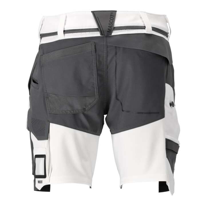 Mascot Shorts Stretch geringes Gewicht Größe 29C62 weiß Anthrazitgrau
