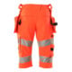 Mascot Shorts ULTIMATE STRETCH C46 hi-vis rot mit Hängetaschen