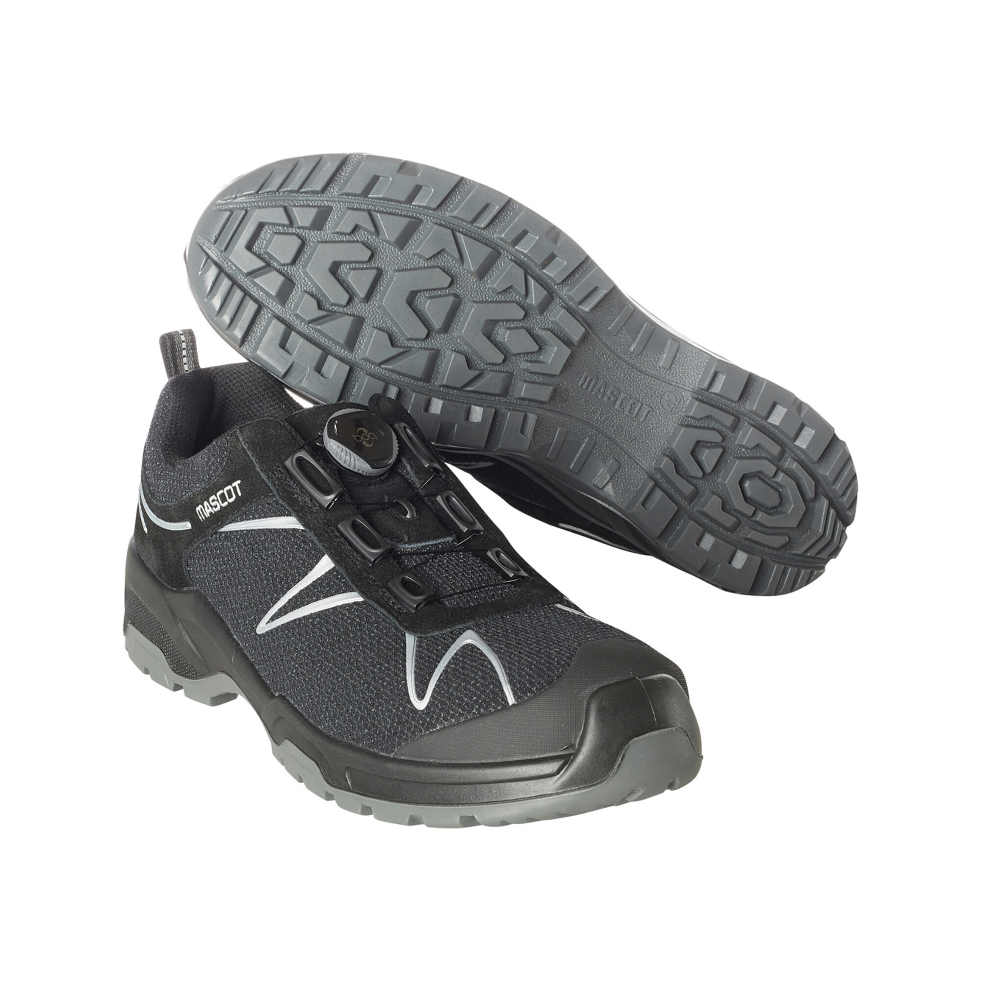 Mascot Sicherheitshalbschuh S3 mit Boa Sicherheitshalbschuh S3 Sicherheitsschuhe Größe 1039, schwarz/silber