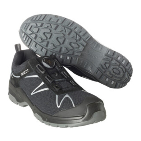 Mascot Sicherheitshalbschuh S3 mit Boa® Sicherheitshalbschuh S3 Sicherheitsschuhe schwarz/silber 10