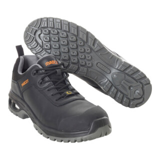Mascot Sicherheitsstiefel S3 mit Schnürsenkel Sicherheitshalbschuh S3 Sicherheitsschuhe Größe 1045, schwarz