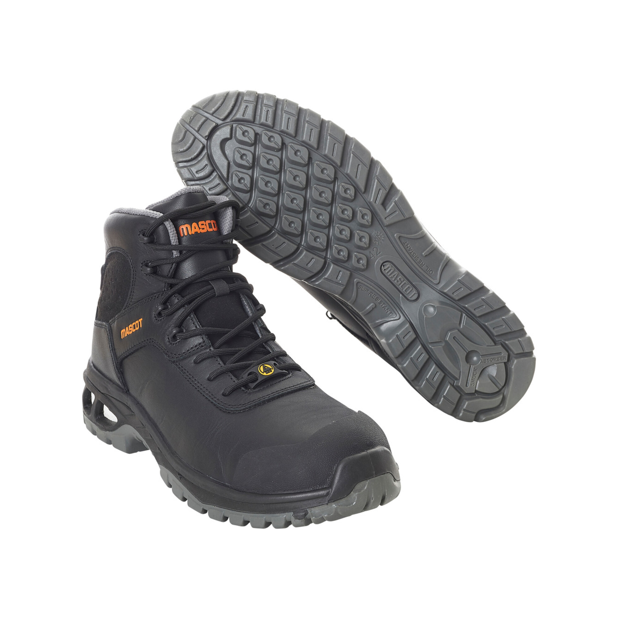 Mascot Sicherheitsstiefel S3 mit Schnürsenkel Sicherheitsstiefel S3 Sicherheitsschuhe Größe 1040, schwarz