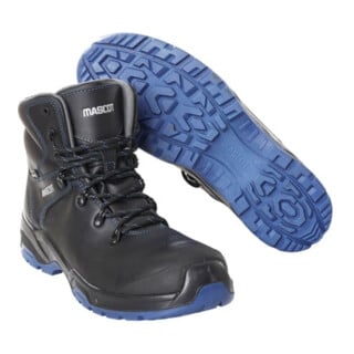 Mascot Sicherheitsstiefel S3 mit Schnürsenkel Sicherheitsstiefel S3 Sicherheitsschuhe schwarz/kornblau 10