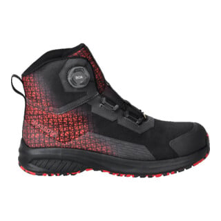 Mascot Sicherheitsstiefel S3S BOA® Fit System Größe 1046 schwarz/verkehrsrot