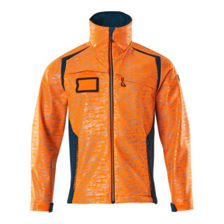 Mascot Soft Shell Jacke 2XL hi-vis orange/dunkelpetroleum Reflexeffekte