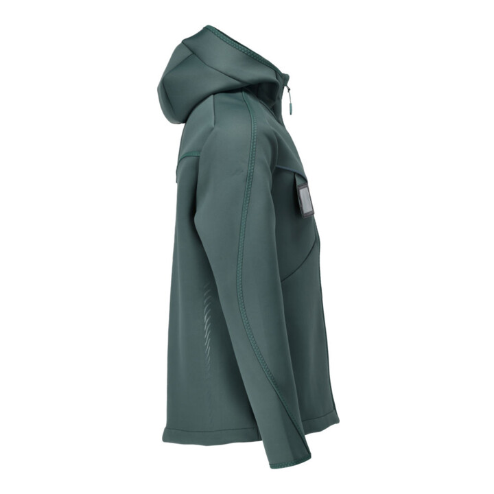 Mascot Soft Shell Jacke 2XL waldgrün Kapuze moderne Passform
