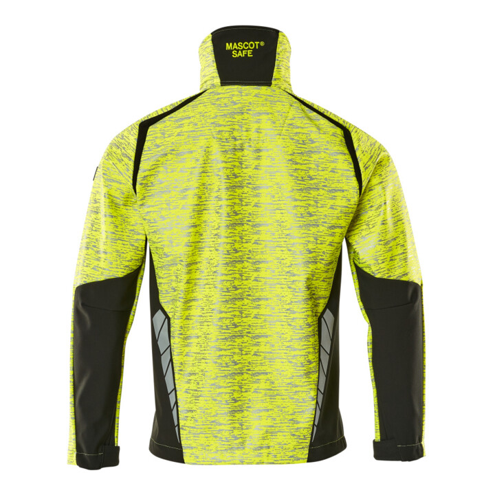 Mascot Soft Shell Jacke 3XL hi-vis gelb/schwarz Reflexeffekte