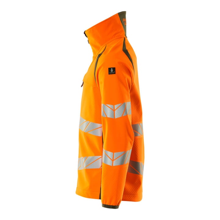 Mascot Soft Shell Jacke 3XL hi-vis orange/moosgrün