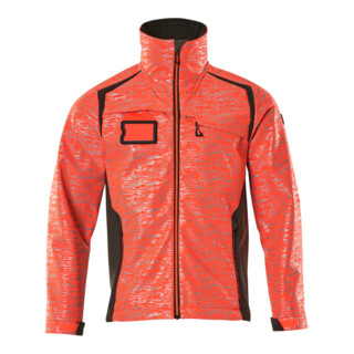 Mascot Soft Shell Jacke 3XL hi-vis rot/dunkelanthrazit Reflexeffekte