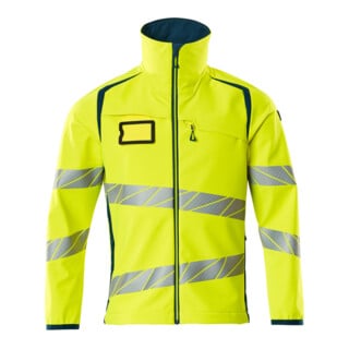 Mascot Soft Shell Jacke 4XL hi-vis gelb/dunkelpetroleum