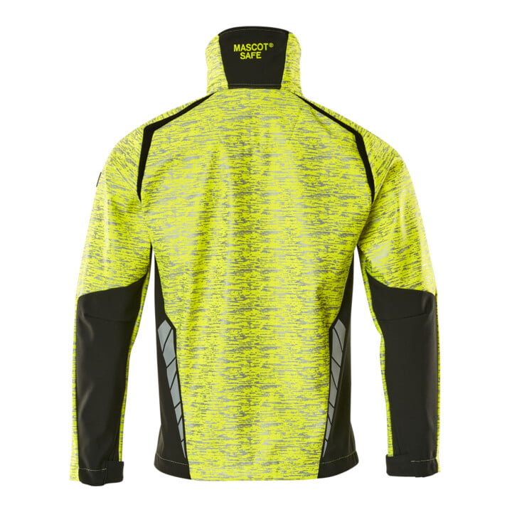 Mascot Soft Shell Jacke 4XL hi-vis gelb/schwarz Reflexeffekte