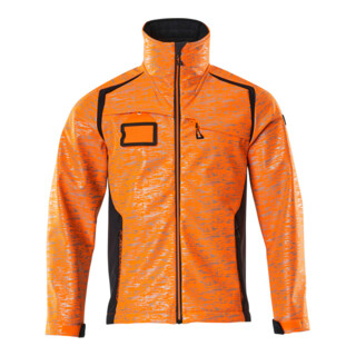 Mascot Soft Shell Jacke 4XL hi-vis orange/schwarzblau Reflexeffekte