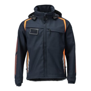 Mascot Soft Shell Jacke 4XL schwarzblau/hi-vis orange