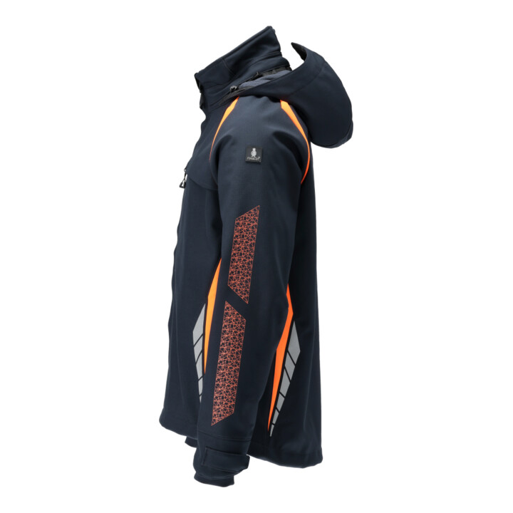 Mascot Soft Shell Jacke 4XL schwarzblau/hi-vis orange
