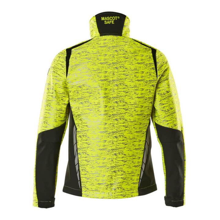 Mascot Soft Shell Jacke 5XL hi-vis gelb/schwarz Reflexeffekte Damen
