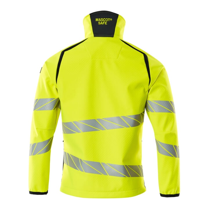 Mascot Soft Shell Jacke 5XL hi-vis gelb/schwarzblau