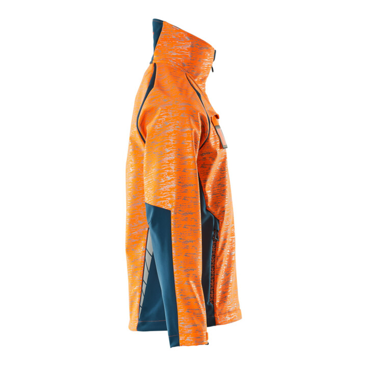 Mascot Soft Shell Jacke 5XL hi-vis orange/dunkelpetroleum Reflexeffekte