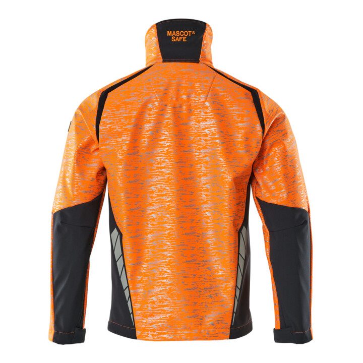 Mascot Soft Shell Jacke 5XL hi-vis orange/schwarzblau Reflexeffekte