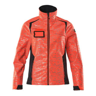 Mascot Soft Shell Jacke 5XL Hi-vis rot/schwarzblau Reflexeffekte