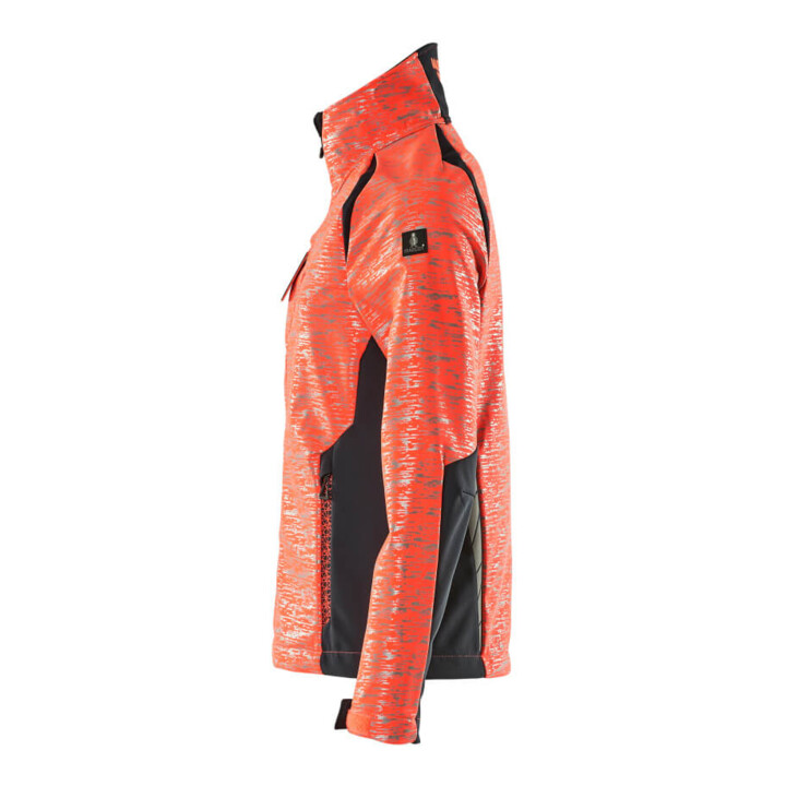 Mascot Soft Shell Jacke 5XL Hi-vis rot/schwarzblau Reflexeffekte