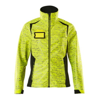 Mascot Soft Shell Jacke Damen 4XL hi-vis gelb/schwarz Reflexeffekte