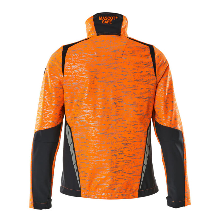 Mascot Soft Shell Jacke Damen 5XL hi-vis orange/schwarzblau Reflexeffekte