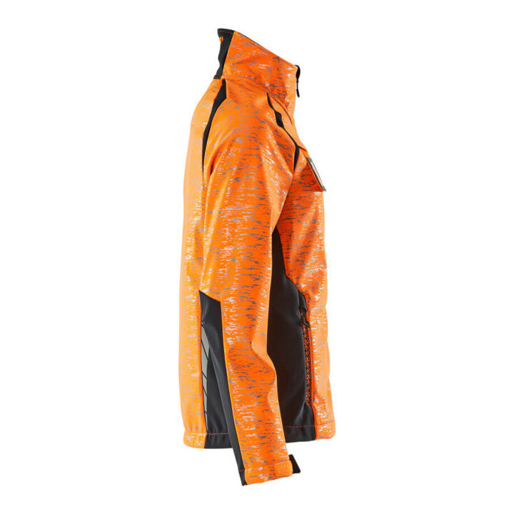 Mascot Soft Shell Jacke Damen 5XL hi-vis orange/schwarzblau Reflexeffekte