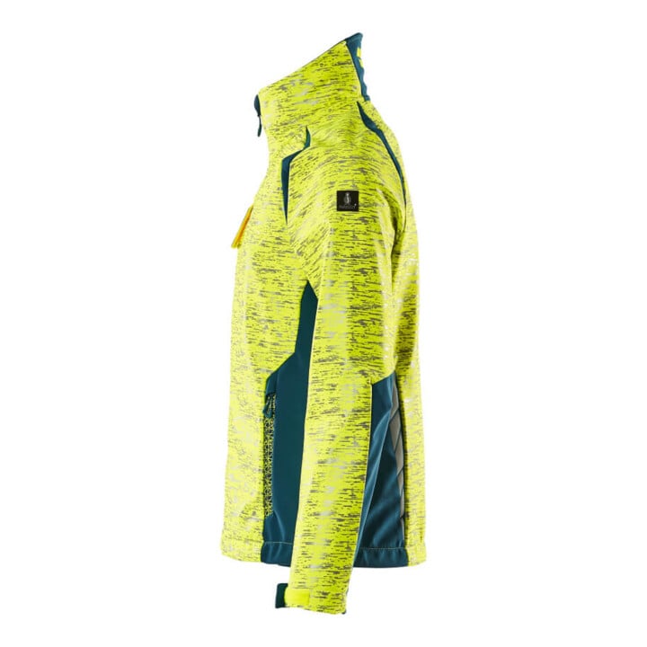Mascot Soft Shell Jacke Damen L hi-vis gelb/dunkelpetroleum Reflexeffekte