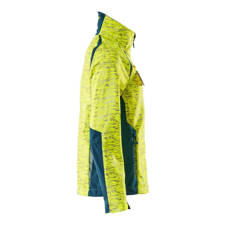 Mascot Soft Shell Jacke Damen L hi-vis gelb/dunkelpetroleum Reflexeffekte