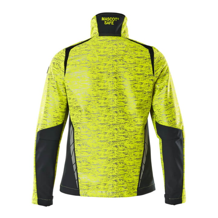 Mascot Soft Shell Jacke Damen M hi-vis gelb/schwarzblau Reflexeffekte