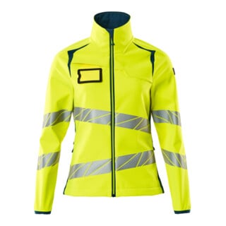 Mascot Soft Shell Jacke Damenpassform 3XL hi-vis gelb/dunkelpetroleum