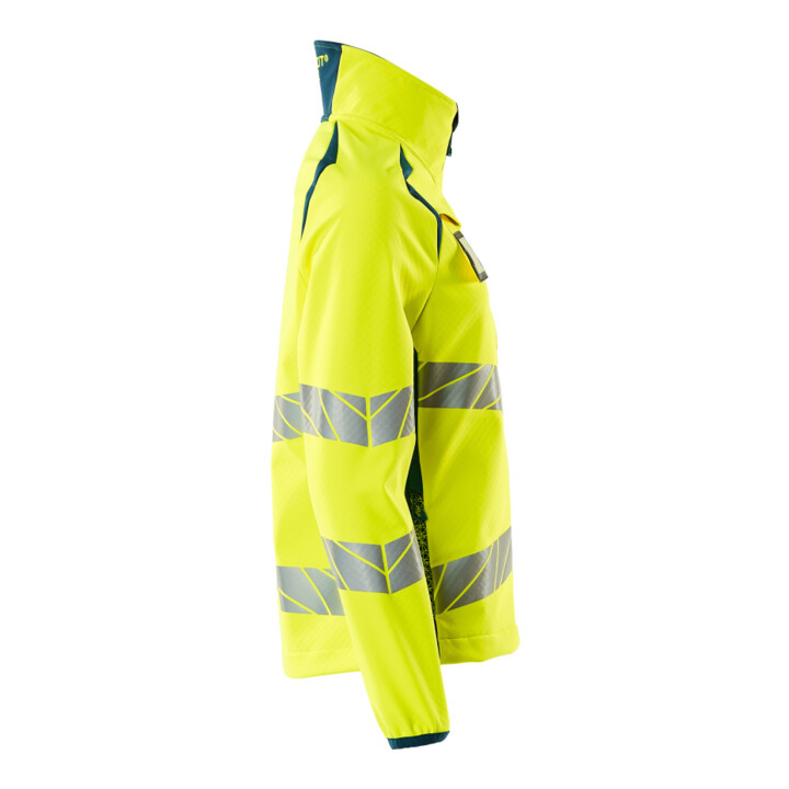 Mascot Soft Shell Jacke Damenpassform L hi-vis gelb/dunkelpetroleum
