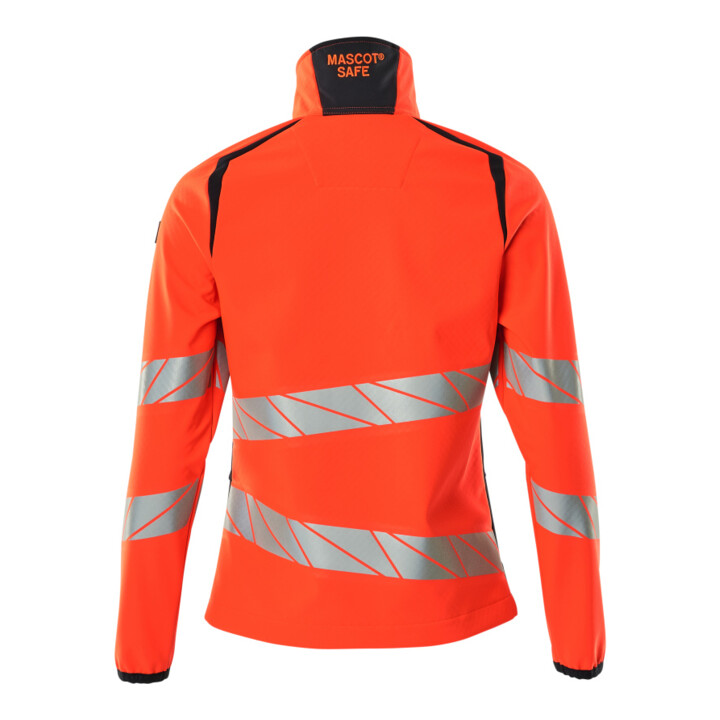 Mascot Soft Shell Jacke Damenpassform L Hi-vis rot/schwarzblau