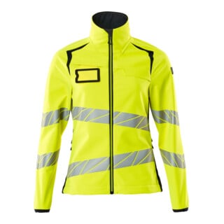 Mascot Soft Shell Jacke Damenpassform M hi-vis gelb/schwarzblau