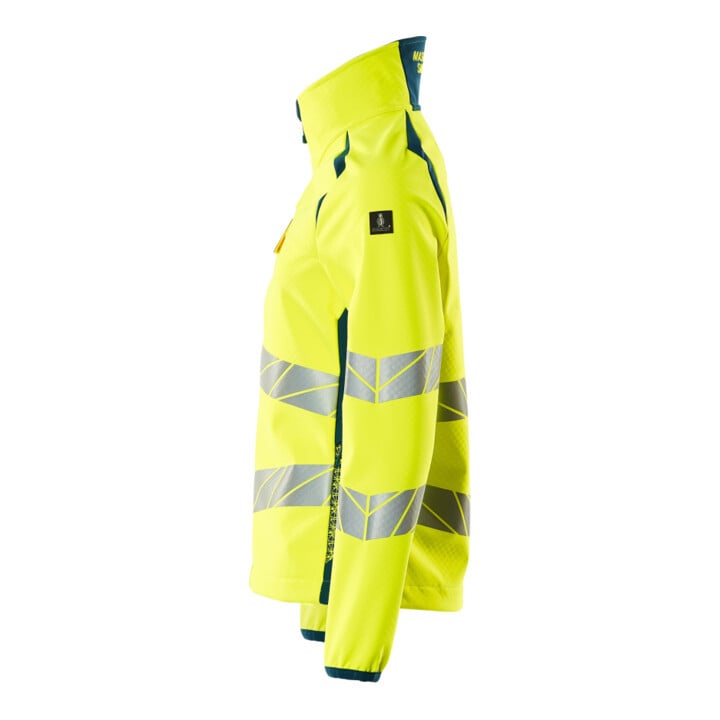 Mascot Soft Shell Jacke Damenpassform XL hi-vis gelb/dunkelpetroleum