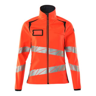Mascot Soft Shell Jacke Damenpassform XL Hi-vis rot/schwarzblau