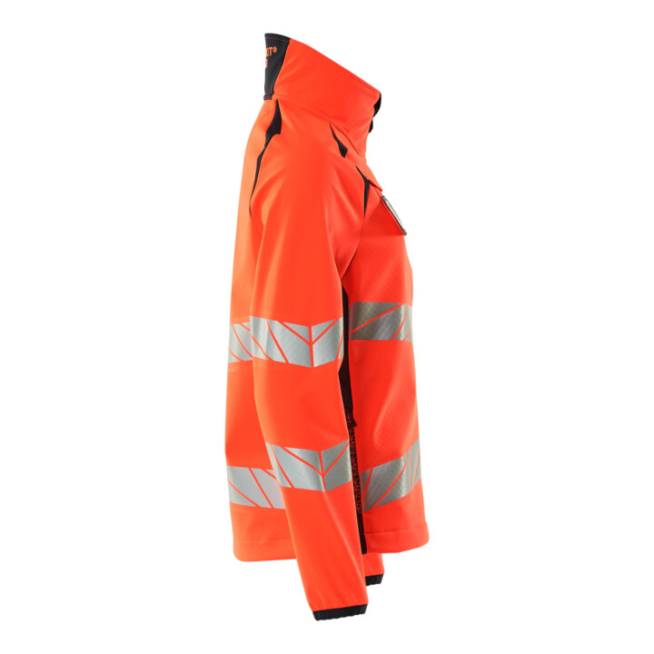 Mascot Soft Shell Jacke Damenpassform XL Hi-vis rot/schwarzblau