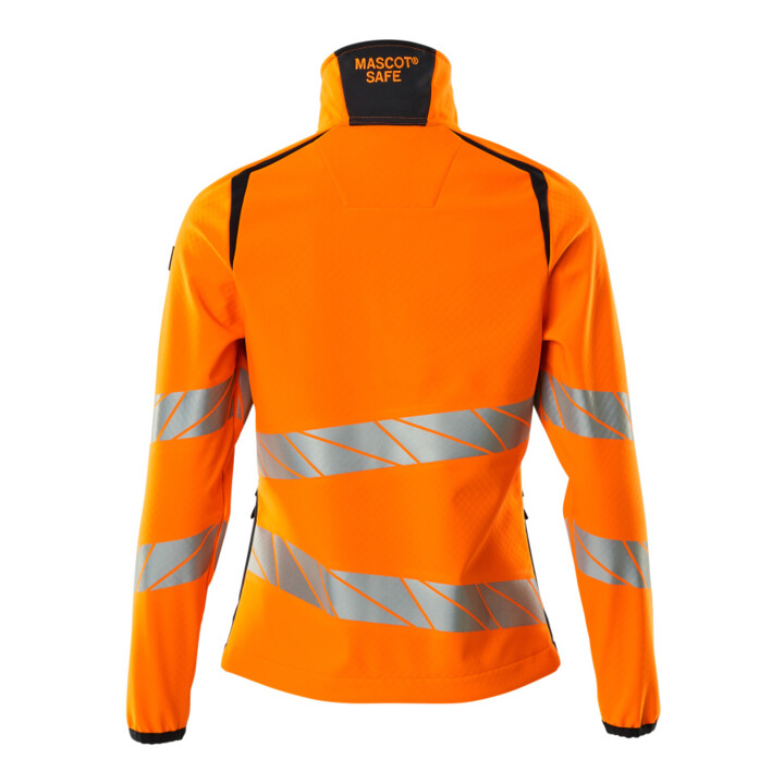Mascot Soft Shell Jacke Damenpassform XS hi-vis orange/schwarzblau