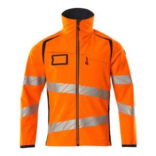 Mascot Soft Shell Jacke Größe 4XL hi-vis orange/schwarzblau