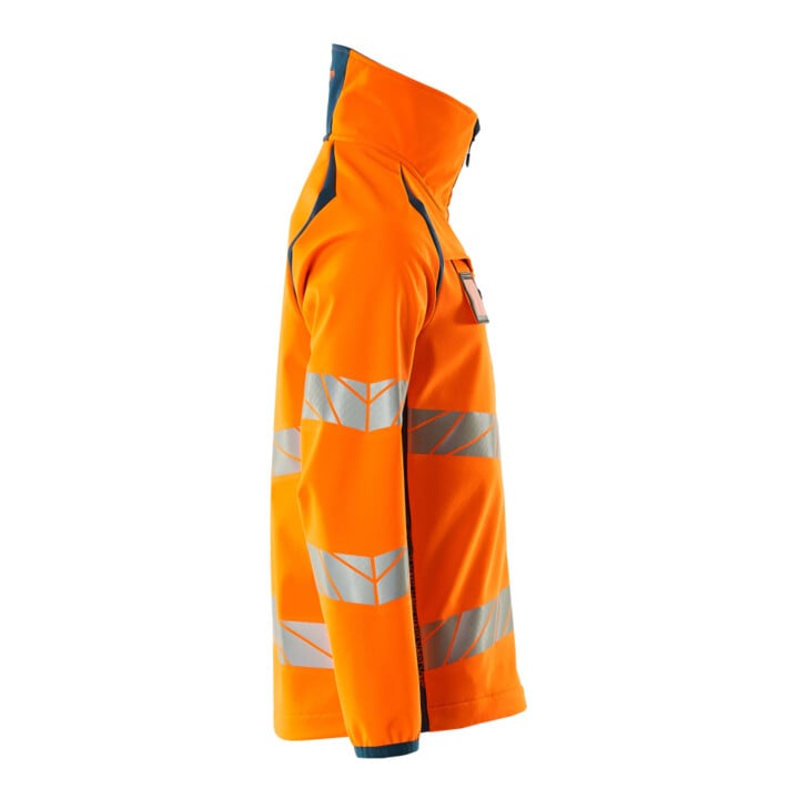 Mascot Soft Shell Jacke Größe L hi-vis orange/dunkelpetroleum